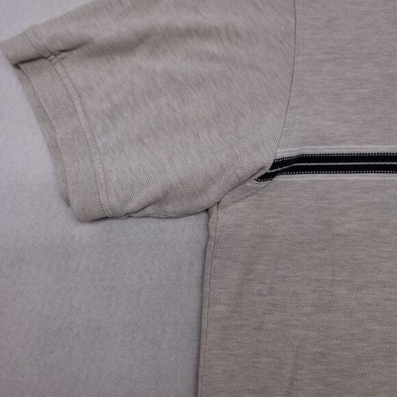 IZOD Short Sleeve Pullover Polo Shirt Adult Mens Size Large L Gray - Picture 3 of 8